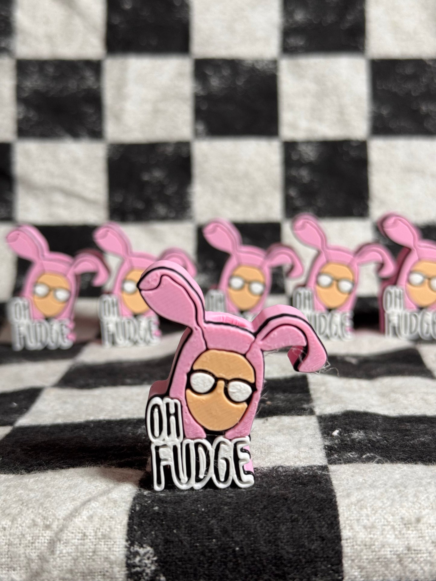 Oh fudge bunny Straw Topper