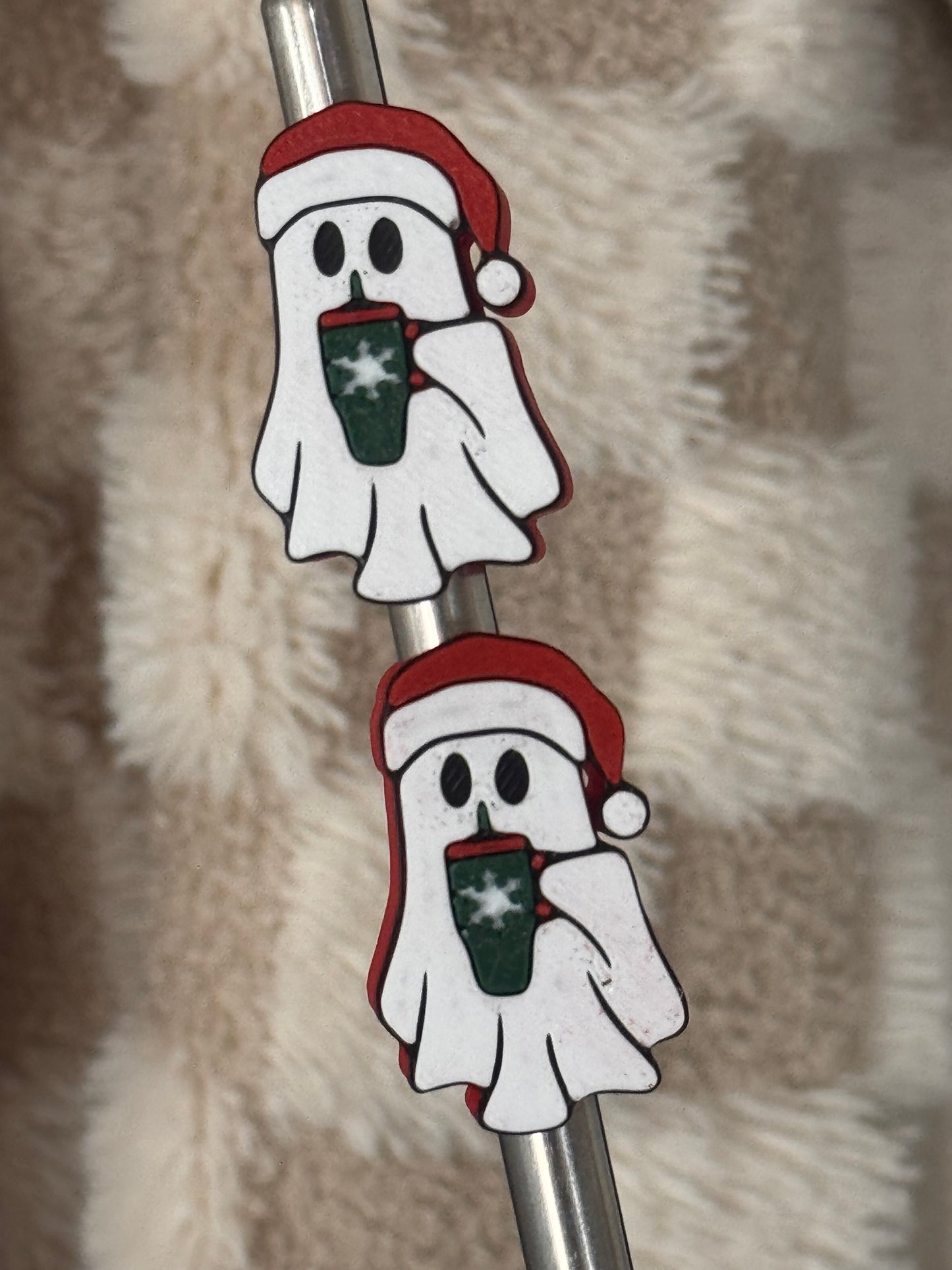 Ghostie Stanley Straw Topper