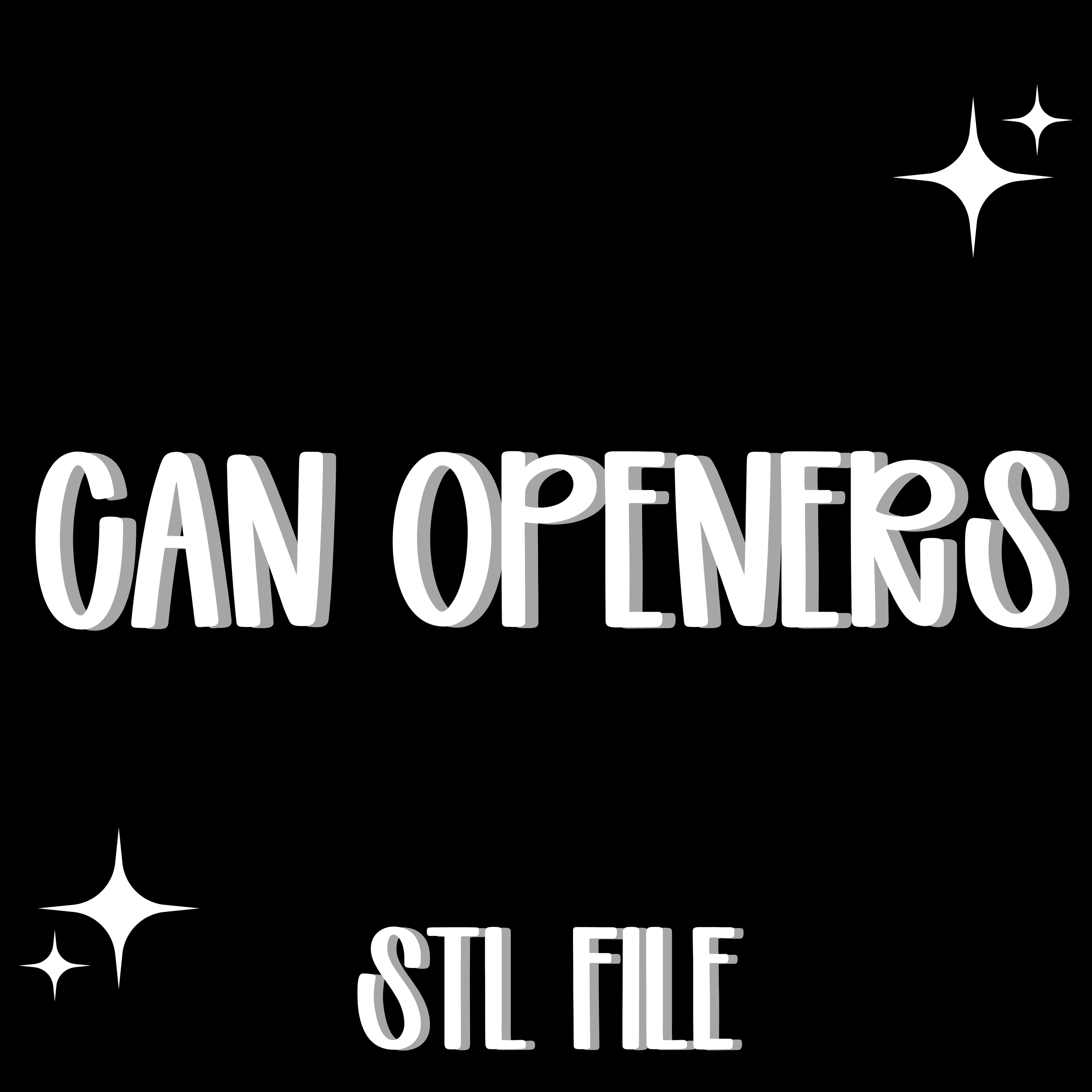 Can Opener STL/3MF