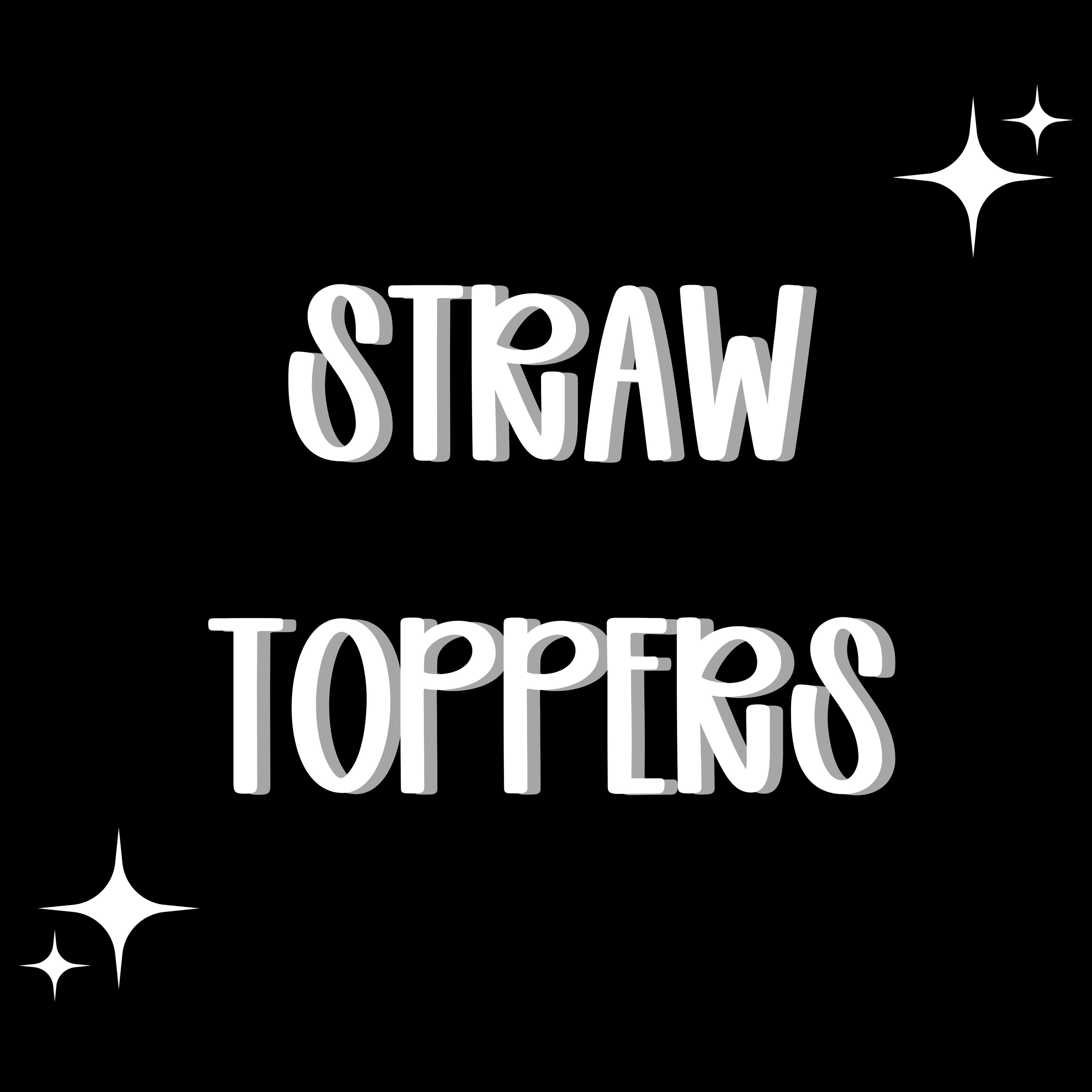 Straw Toppers