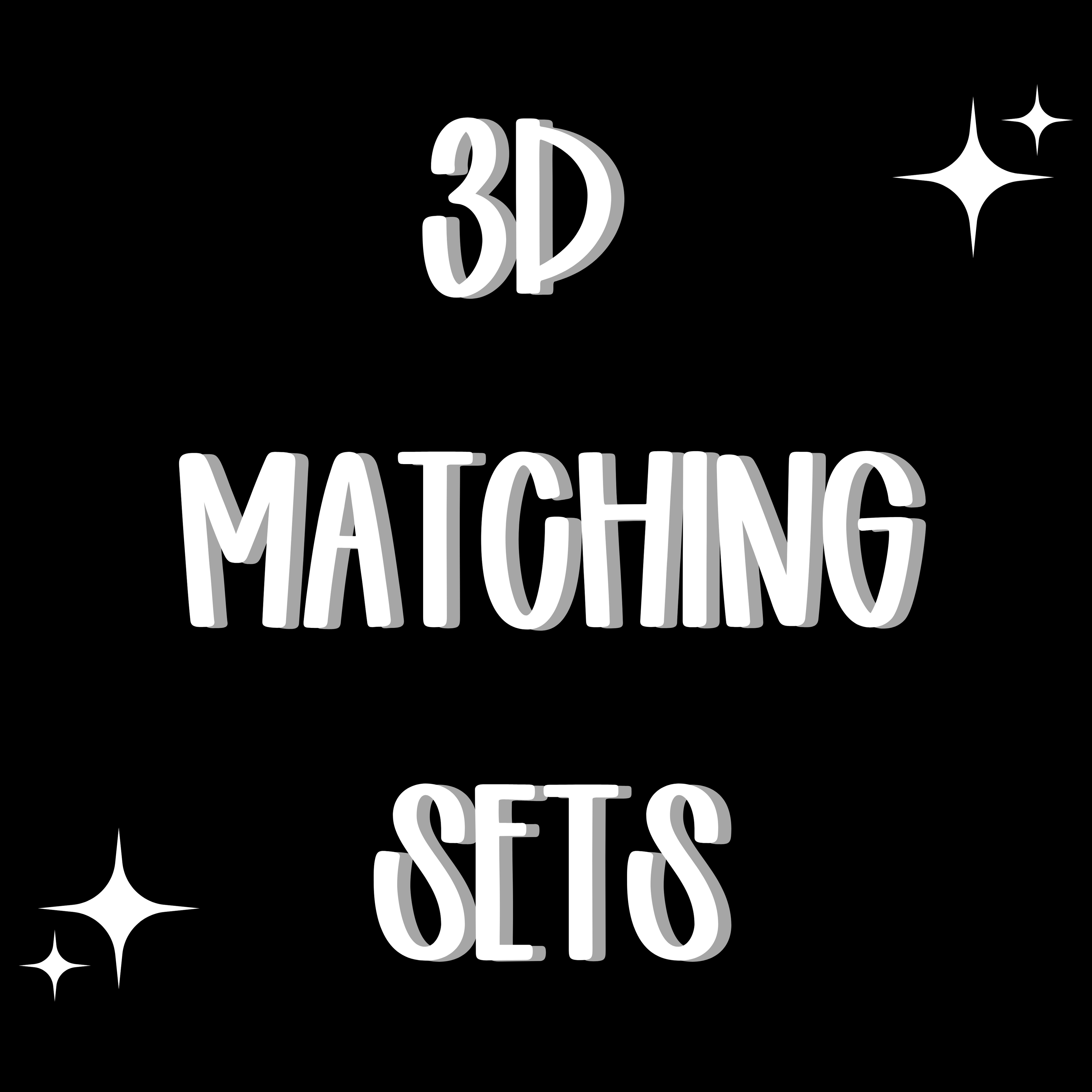 3D MATCHING SETS