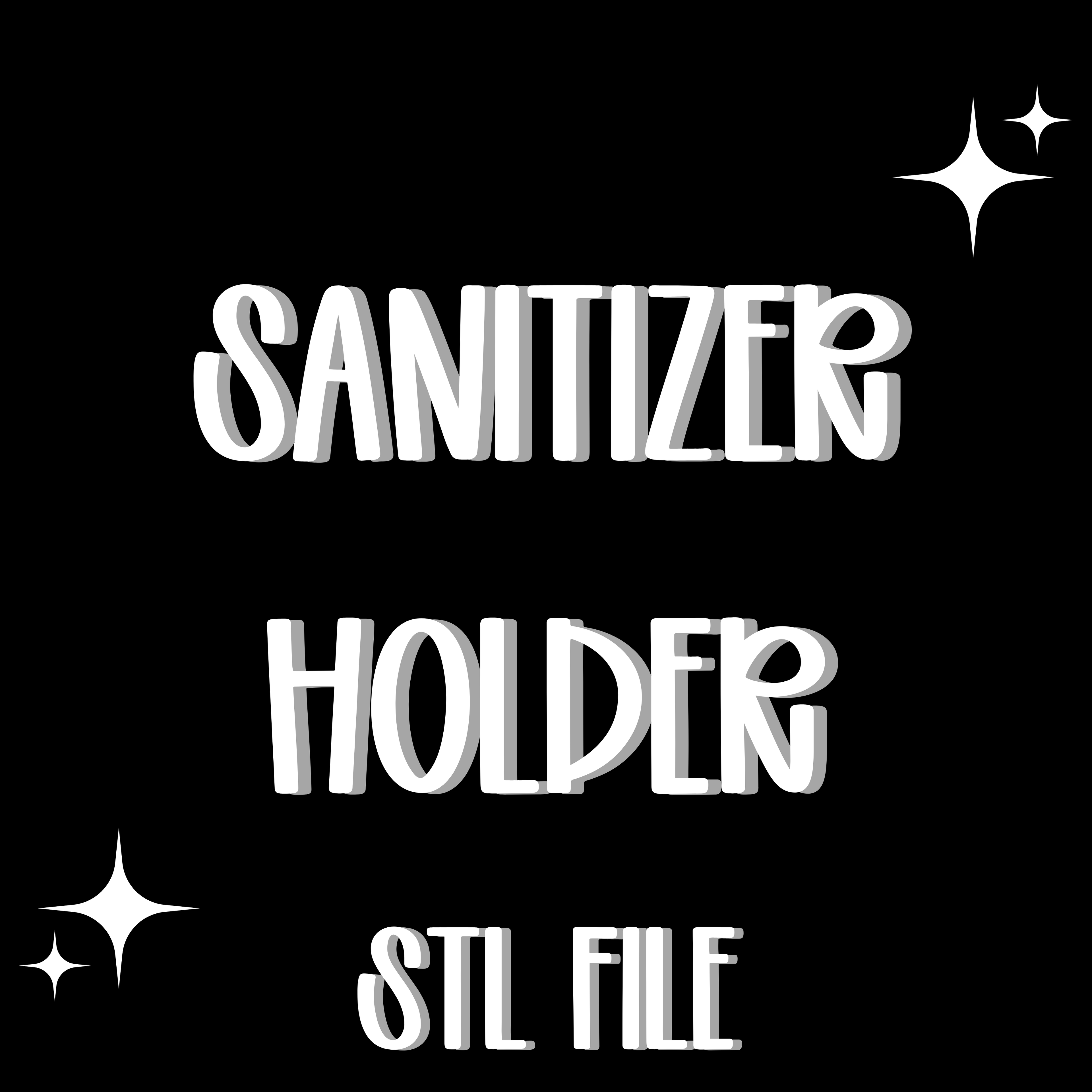 Sanitizer Holder STL