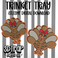 Turkey Trinket Tray STL/3MF