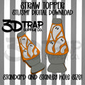 Ghost Lava Lamp  Straw topper STL/3MF