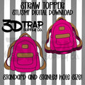 Backpack   Straw topper STL/3MF