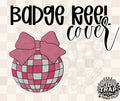 Disco Ball Badge Reel Cover Glue On | 3D Printed Badge Topper | Work ID Accessory