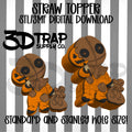 Cute Guy  Straw topper STL/3MF