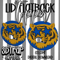Tiger 16 oz Flatback Lid Topper STL/3MF