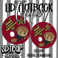 HP 16 oz Flatback Lid Topper STL/3MF