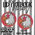 Eagles 16 oz Flatback Lid Topper STL/3MF