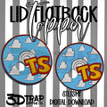 TS CD 16 oz Flatback Lid Topper STL/3MF