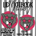 Wildcats 16 oz Flatback Lid Topper STL/3MF