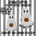 Ghost Straw topper STL/3MF