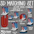American Boots 3D Matching Sets STL/3MF