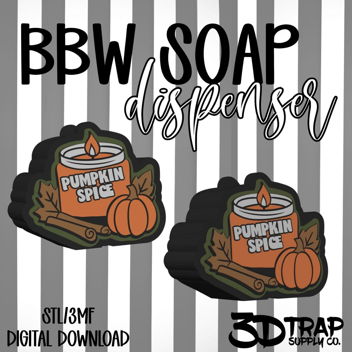 Pumpkin Spice BBW Soap holder  STL/3MF