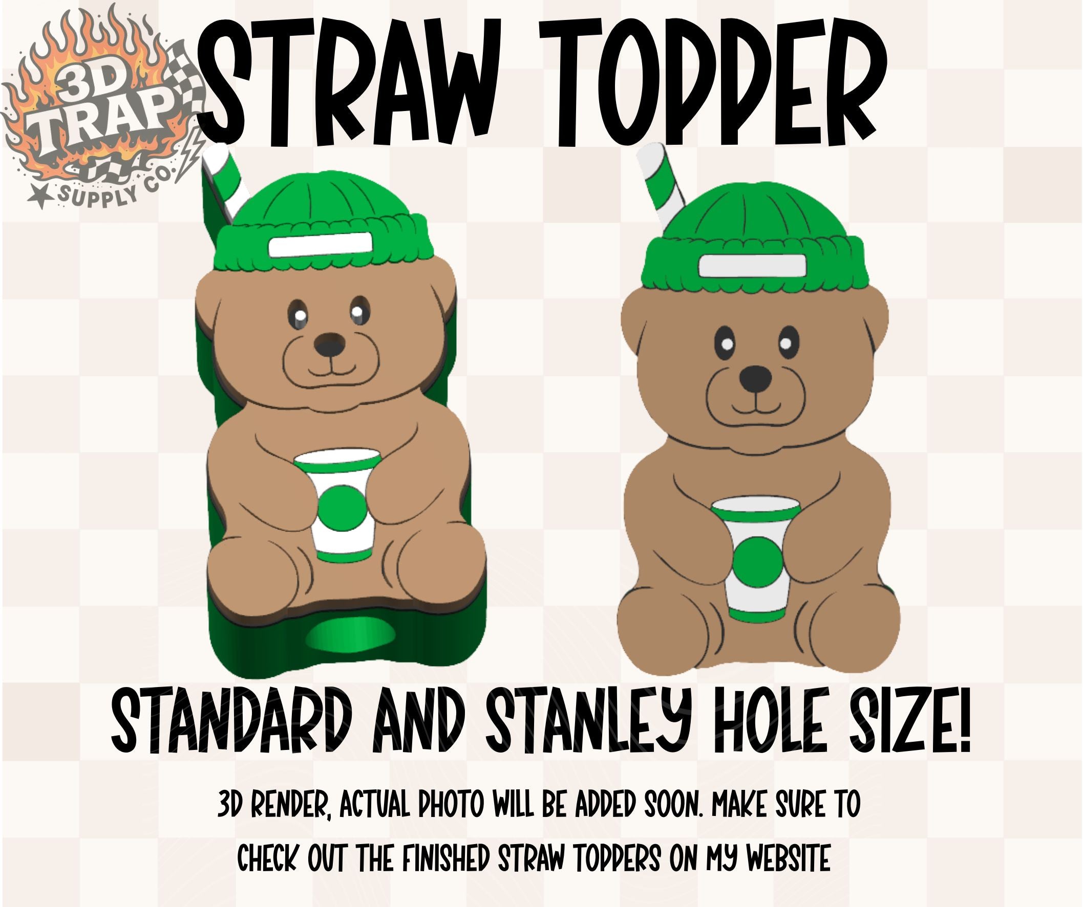 Starbies Straw Topper