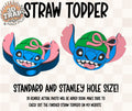 Blue Guy Starbies Straw Topper