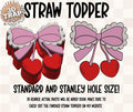Cute Cherries Straw Topper