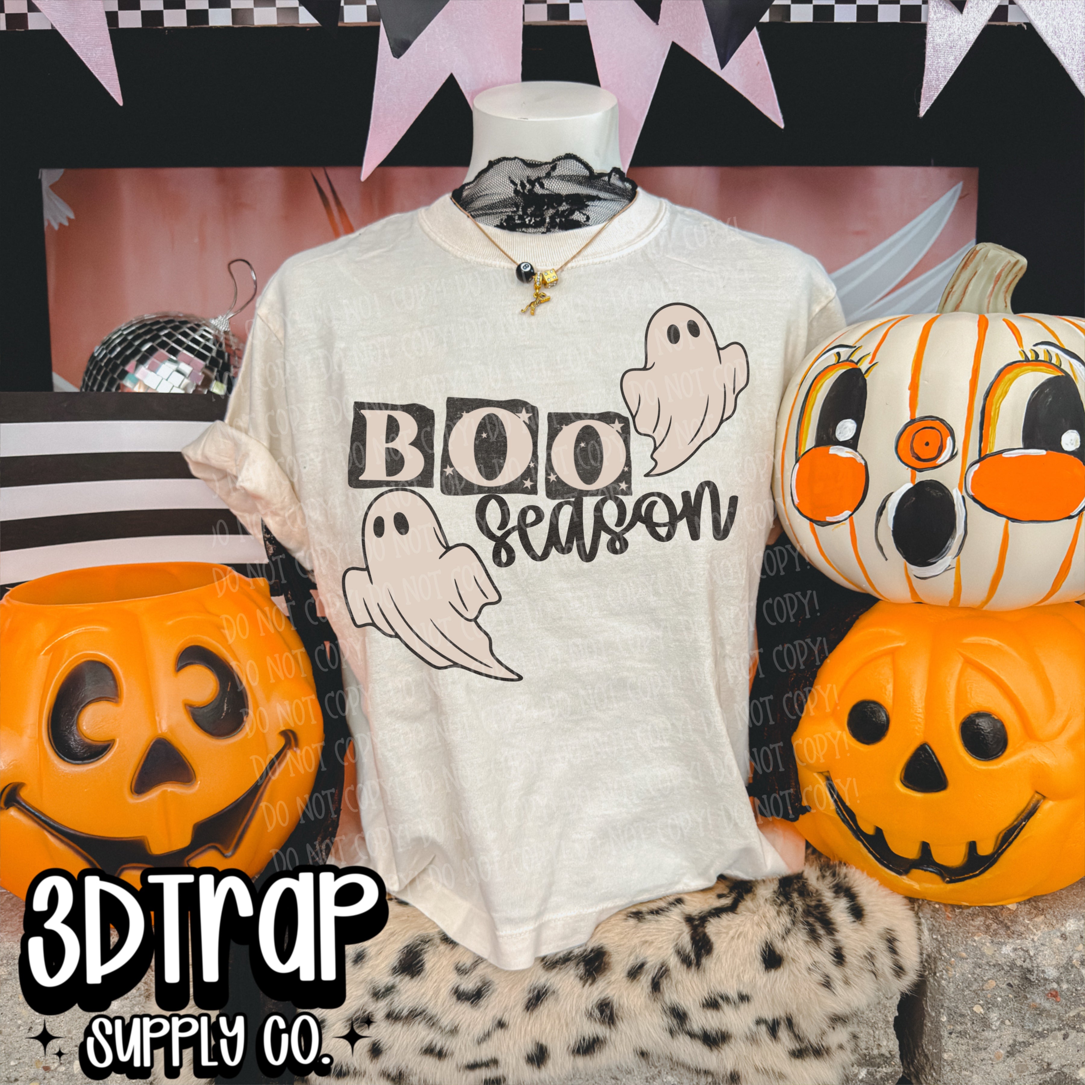 Boo Season  Digital T-Shirt Design PNG |  Instant Download