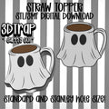 Ghost Mug Straw topper STL/3MF
