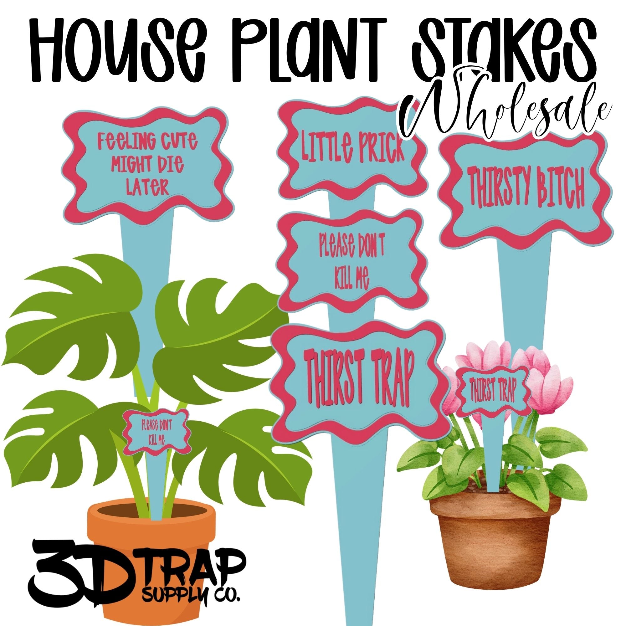 House Plant Stakes Set of 9