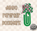 Checker Clover Jumbo Paperclip Bookmark – 3D Printed