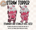 Milk Shake Straw Topper