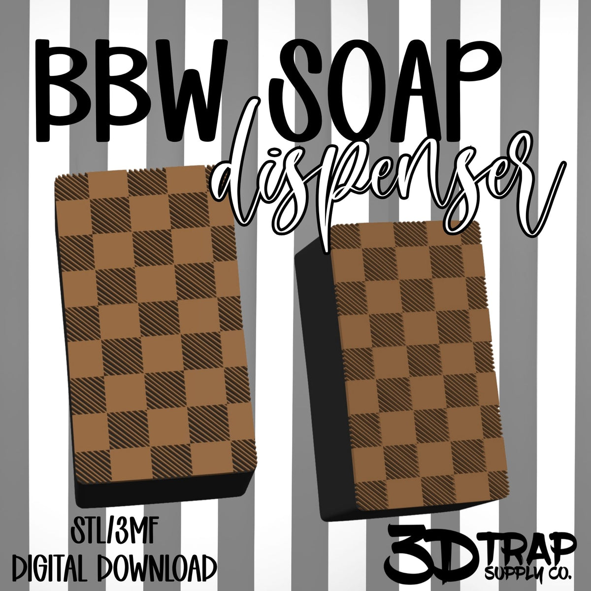 Plaid BBW Soap holder  STL/3MF