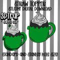Frank Coffee Mug Straw topper STL/3MF