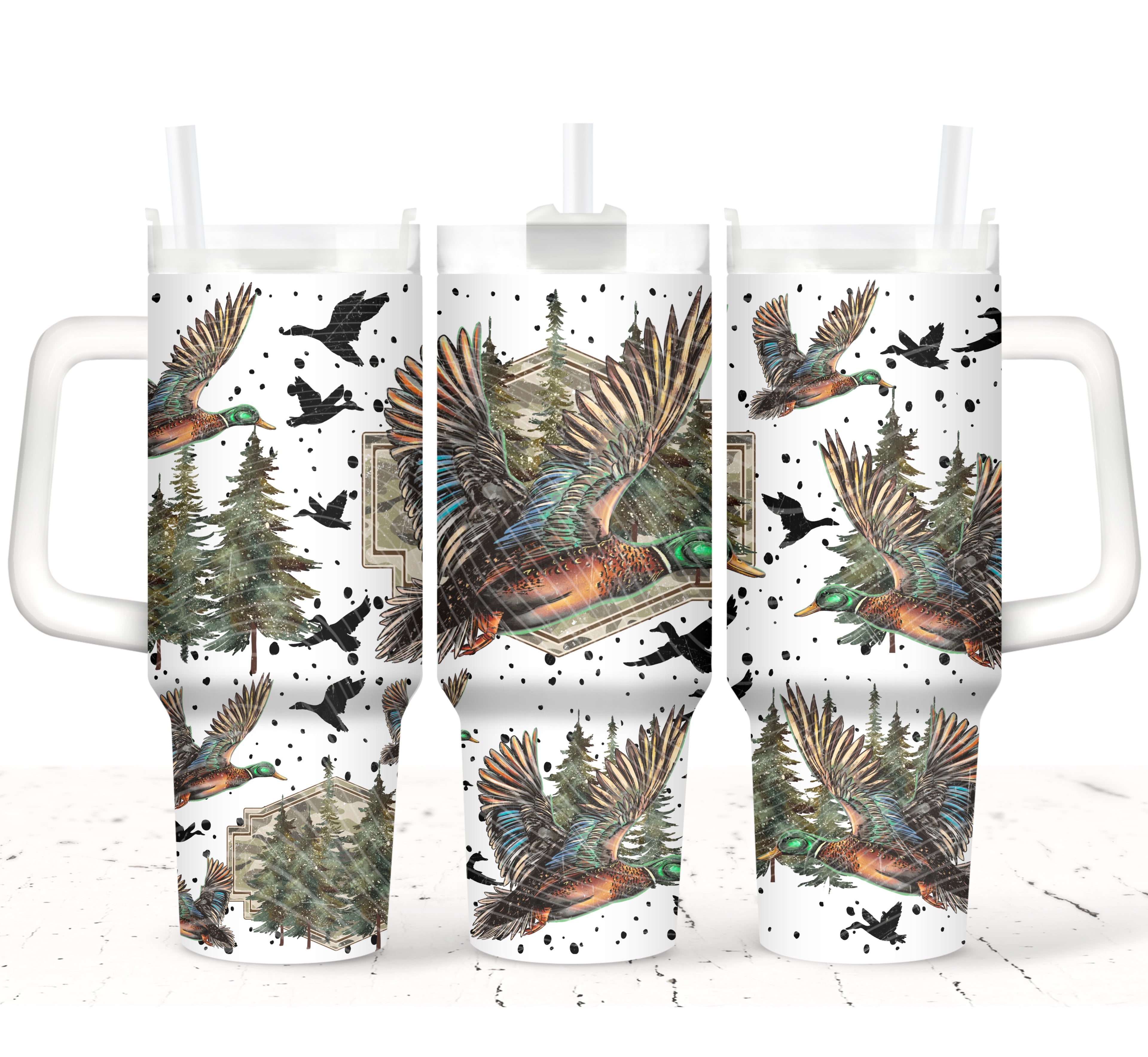 Waterfowl 40 0z UV DTF Wrap