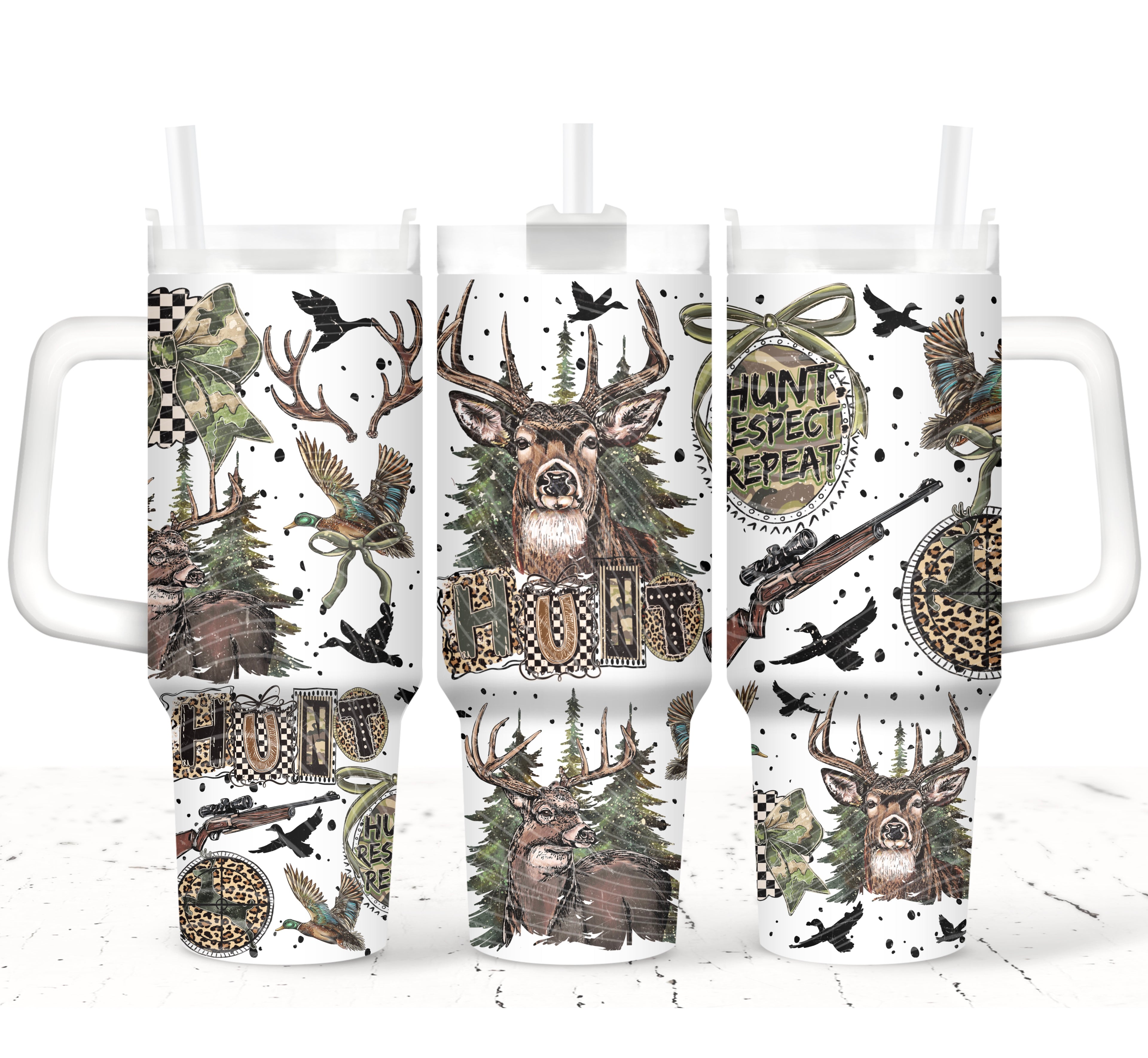 Buck  40 oz Tumbler With Handle | Insulated Stainless Steel Cup | Reusable Drinkware (Copy) (Copy) (Copy) (Copy)