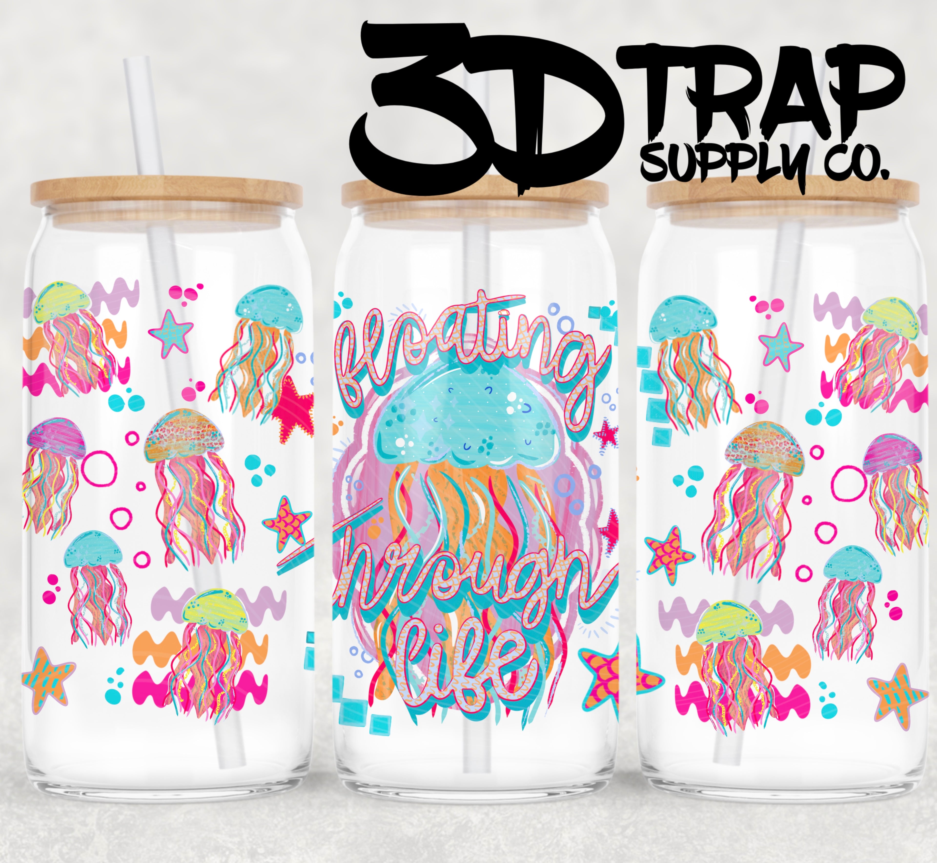 Floating through life 16 oz Design