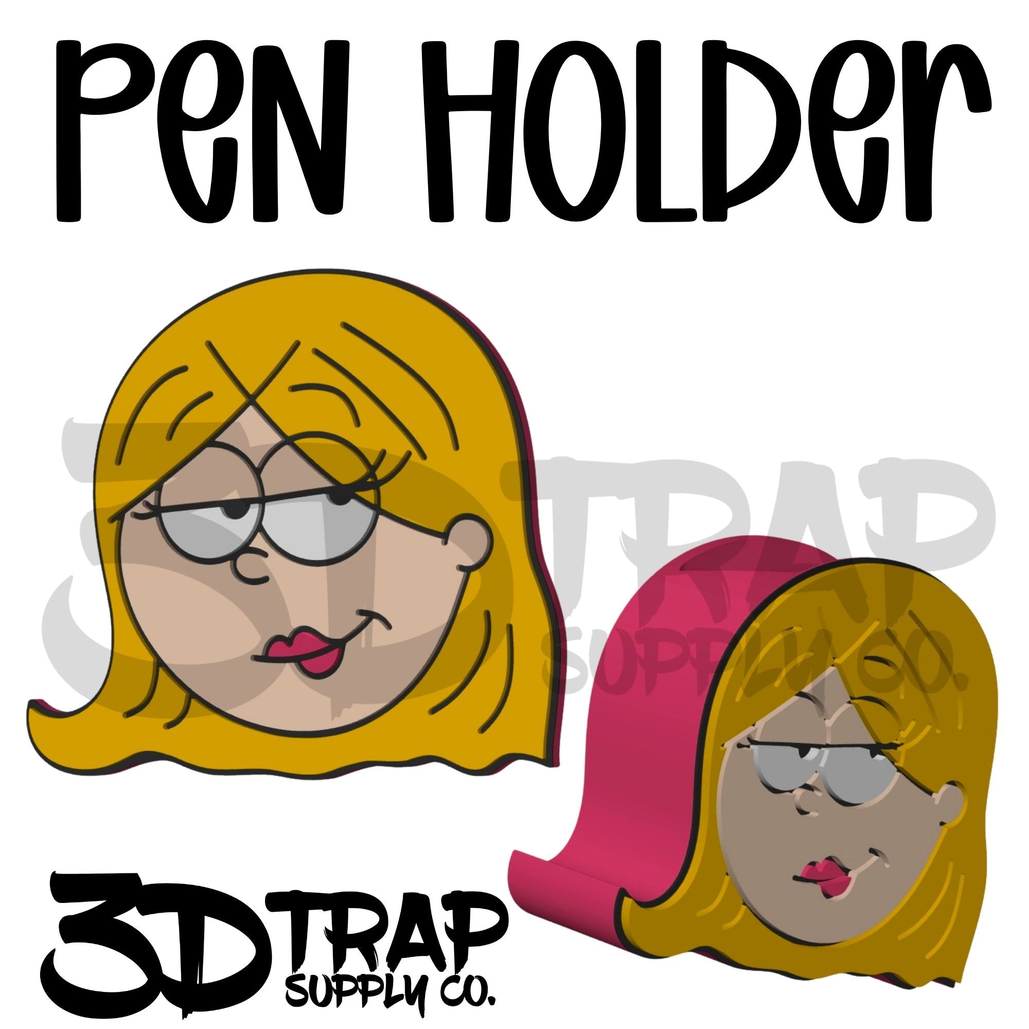 Girl Pen Holder