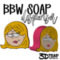 Girl BBW Soap holder