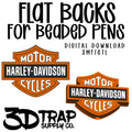HD Pen Flat Back Stl/3mf file
