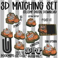 Pumpkin Spice Set 3D Matching Sets STL/3MF