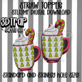Christmas Mug Straw topper STL/3MF