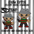 Scary Dream Guy Straw topper STL/3MF