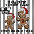 Gingerbread Man Straw topper STL/3MF