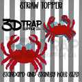 Crab Straw topper Wholesale