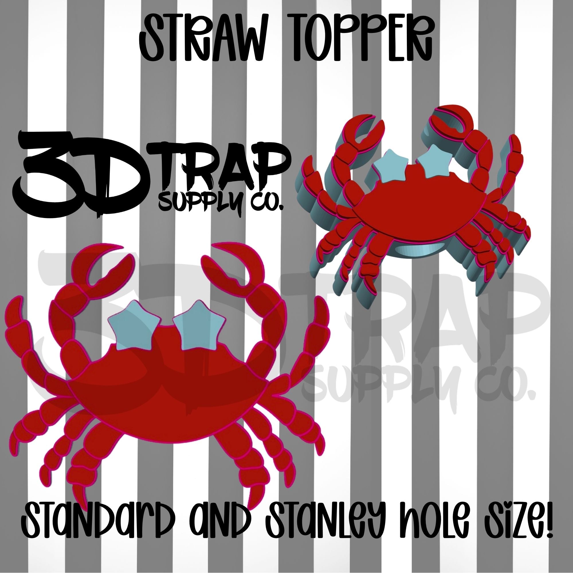 Crab Straw topper Wholesale