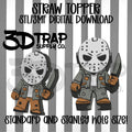 Lake Mask man Straw topper STL/3MF