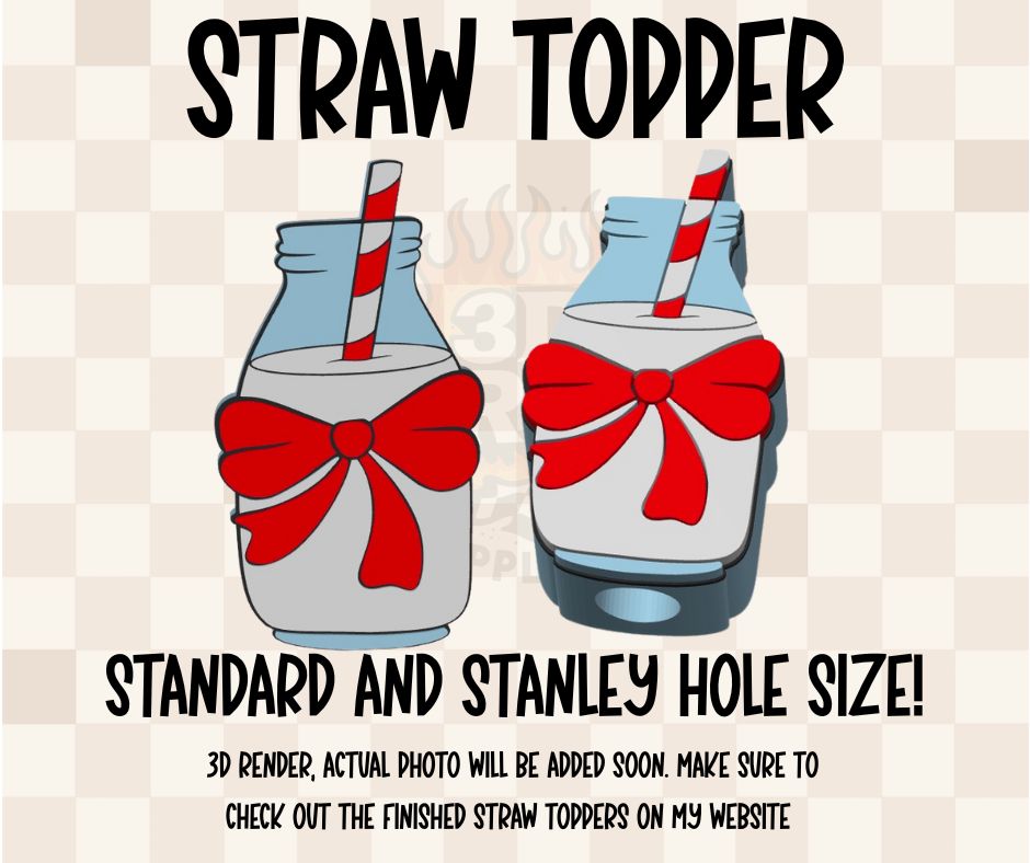Milk  Straw Topper
