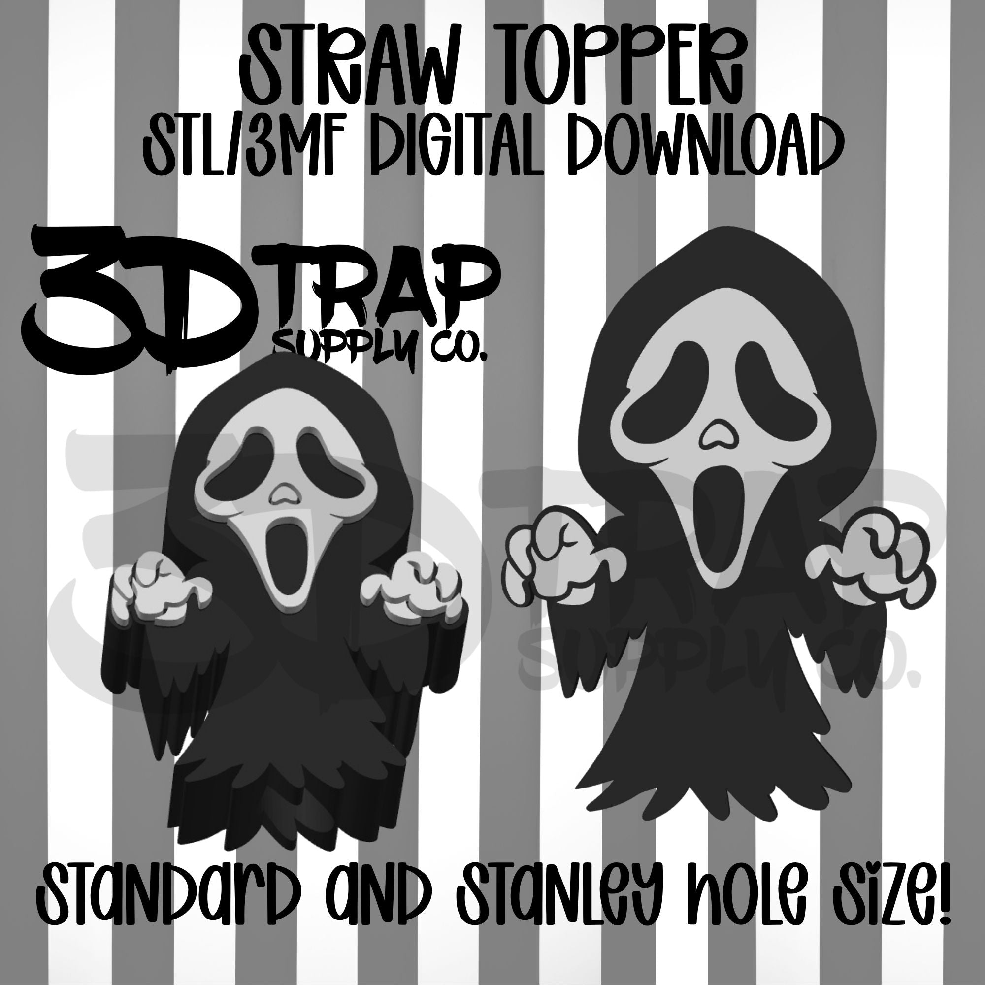 GF Straw topper STL/3MF