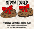 Cookie  Straw Topper