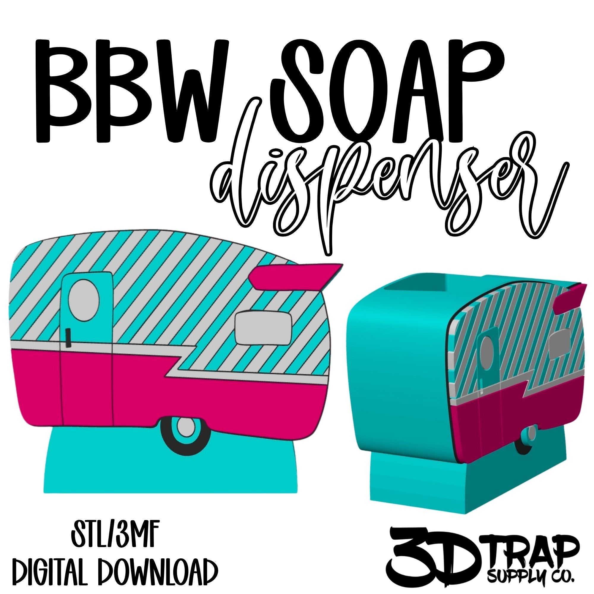 Camper BBW Soap holder  STL/3MF