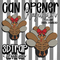 Turkey Can Opener Keychain STL/3MF