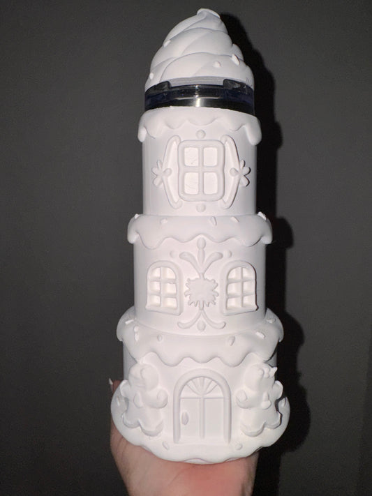 Gingerbread cake 20 oz skinny sleeve with top