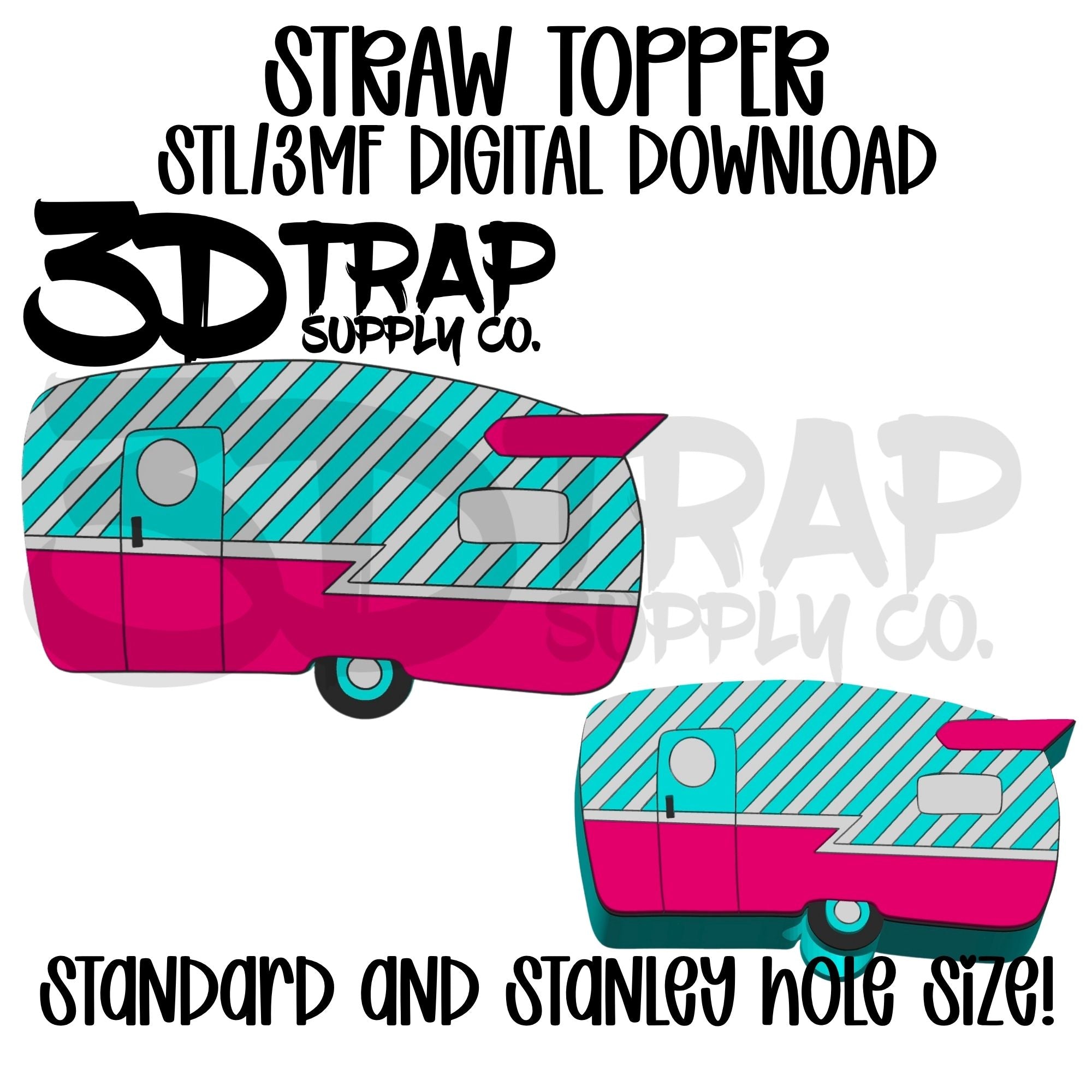 Camper Straw topper STL/3MF