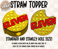 Waffle Straw Topper